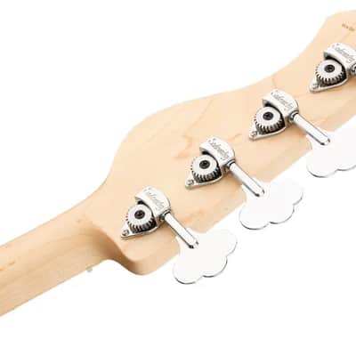 Sadowsky MetroLine 24-Fret Vintage J/J Bass-Swamp Ash Body-4 String-Almond Sunburst Transparent Satin image 8