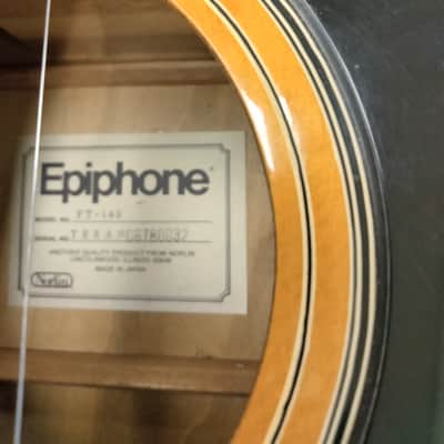 Epiphone FT-145 Texan MIJ Norlin image 3