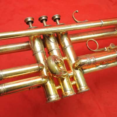 Leblanc 707 Sonic Bb trumpet 1961 - Gold plated image 6