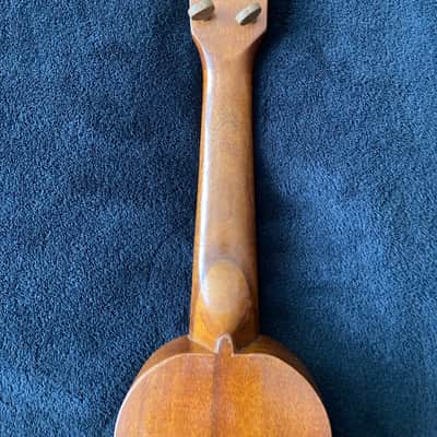 Vintage Jonah Kumalae Hawaiian Solid Koa Soprano Ukulele 1915 image 17