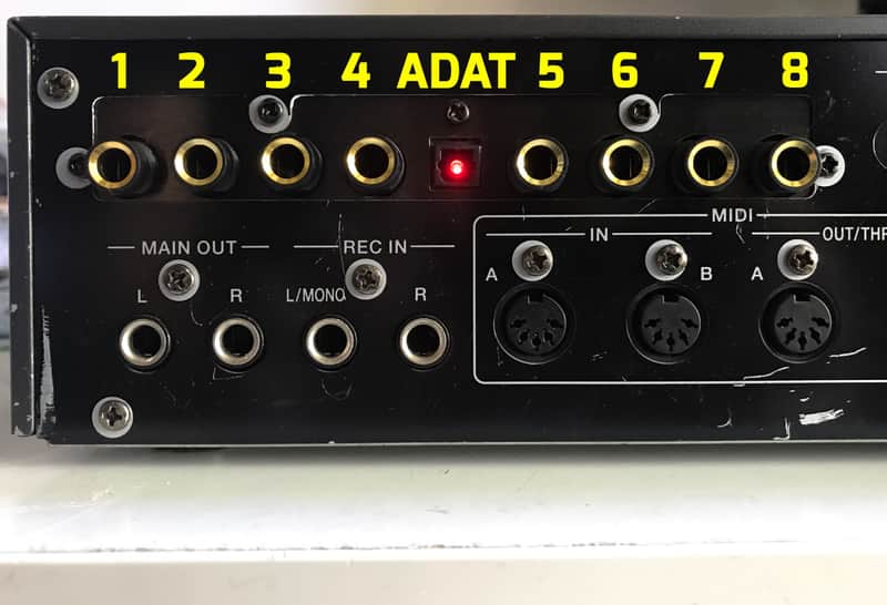 Akai MPC4000  ADAT +Analog 8x out IB-48P compatible output card image 1