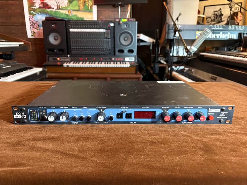 Lexicon PCM 42 Digital Delay Processor 1980s - Blue image 1