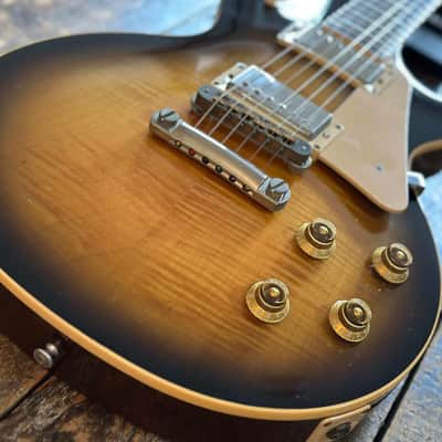 Gibson 2005 Les Paul Standard Tobacco Burst Yamano Export Non-Chambered w/ Docs & OHSC image 2
