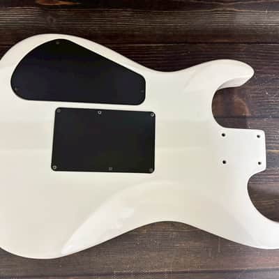 90s Charvel by Jackson DK-065 Dinky SSH Body White w/Plate and Bridge and Pickups image 13