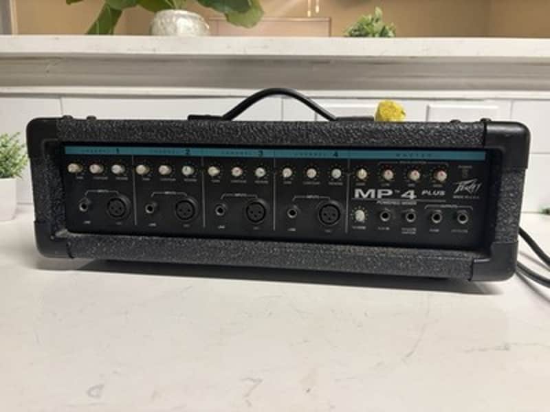 ⭐️Peavey MP 4 Plus Powered Mixer 4-Channel⭐️Built-In Reverb 2-Band EQ⭐️Working⭐️ image 1