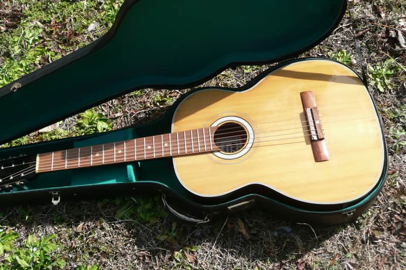 Yamaha Dynamic Guitar No.20 Red 1960's Natural+Original Case | Reverb