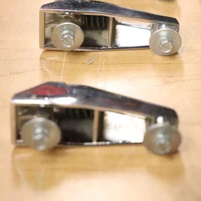 Remo Chrome Tom Drum Lugs 16pk Vintage 1980's image 12