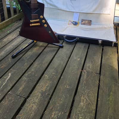 1000 Made! Guitar of the Month Gibson Reverse Explorer 2008 - Antique Walnut image 1