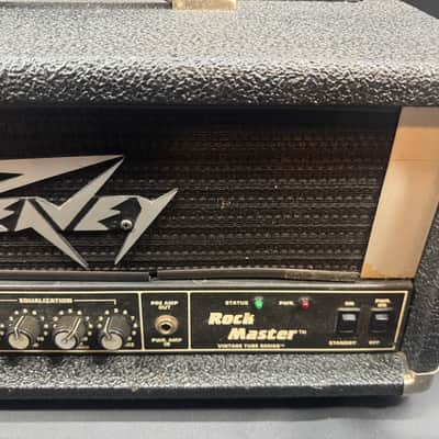 Peavey Rock Master Vintage Tube Series 120-Watt Guitar Head 1980s - Black image 3