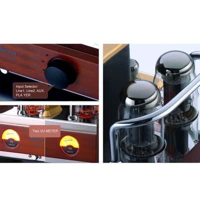 Dared VP-99P HiFi Vacuum Tube Integrated Amplifier,Stereo Amplifier, with Subwoofer Output, Output Power 50Wx2,KT88,12AX7...AC110 and AC230 Switchable image 10