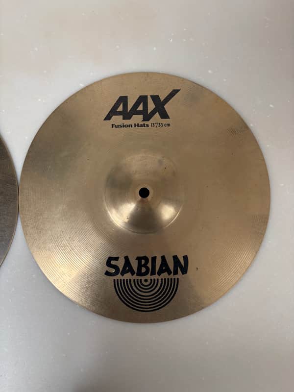 Sabian 13" AAX Fusion Hi-Hat Cymbal (Top) 2005 - 2018 - Natural image 1