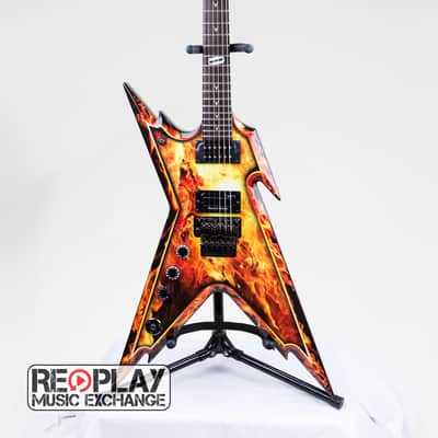 Dean Dimebag Razorback - Explosion w/Case Lefty | Reverb