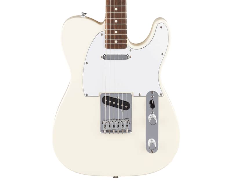 Used Fender Standard Telecaster Electric Guitar - Olympic White w/Laurel FB image 1