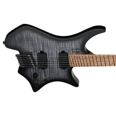 Strandberg Boden Original N2.6 Headless Multi-Scale Guitar w/ Gig Bag - Black Denim Burst Satin image 5
