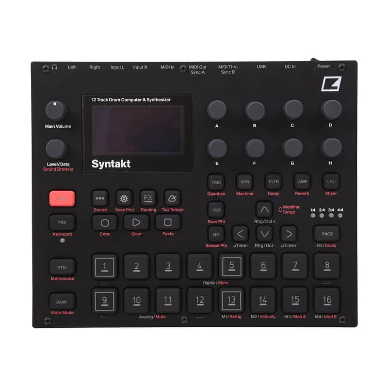 Elektron Syntakt 12 Track Drum Computer & Synthesizer image 1