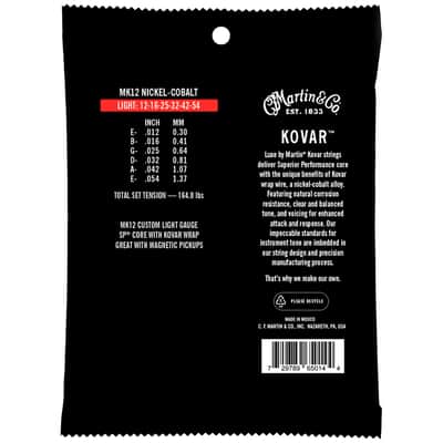 Kovar MK12 Light 12-54 Martin Strings image 2