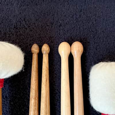 Bass Drum Mallets, Gong Beater and Snare Drum Sticks Bild 5