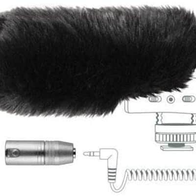 The Imaging World Bundle of Sennheiser MKE 400 Video Camera Shotgun Microphone + Sennheiser MZW400 Wind-muff and XLR Adapter Kit + Microfiber Cloth image 3