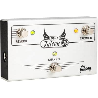 Gibson Dual Falcon 20 2x10 Combo Amplifier Cream Bronco Vinyl with Oxblood Grille image 7