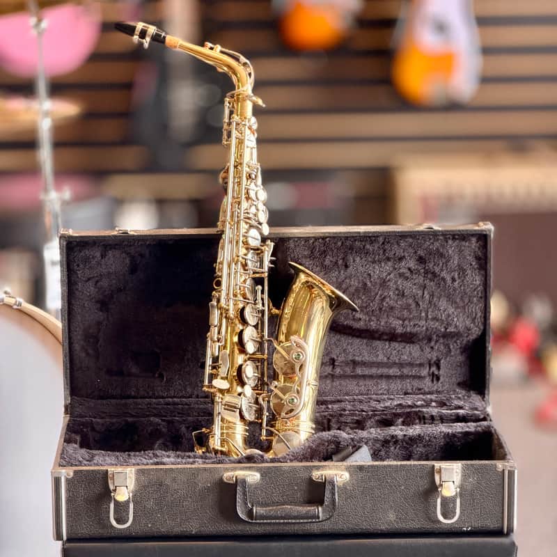 EM Winston Boston 455LX Alto Saxophone, Clear Lacquer image 1