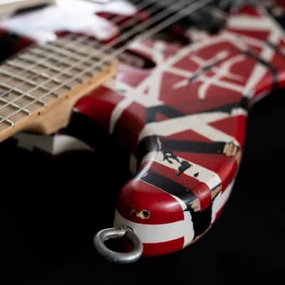 Custom Van Halen Frankenstrat Frankenstein Stratocaster Tribute Met Museum Custom image 13
