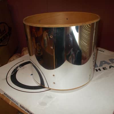 TAMA ARTSTAR ES  RACK TOM SHELL 13 X 11 1990'S - CHROME WRAP image 4