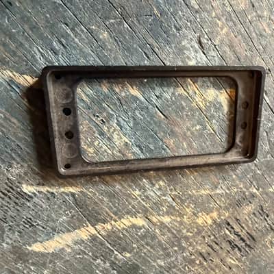 unknown Humbucker Ring 4 holes for pickup 80's? - blk image 2