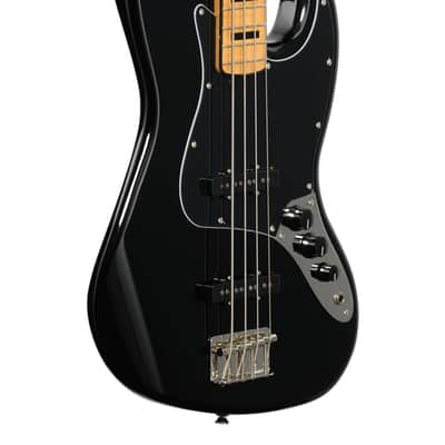 Squier Classic Vibe 70s Jazz Bass Maple Neck Black image 9