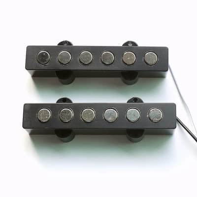 6 String Jazz Bass Style Ceramic Large Pole Pickups Set image 2