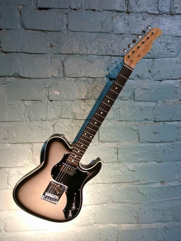 FGN Fujigen J-Standard Iliad Telecaster JIL-AL-RH  Silver Burst image 1
