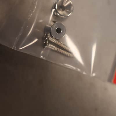 Fender Pure Vintage Strap Buttons, Nickel (2) image 2