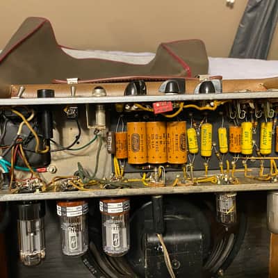 Fender Deluxe Amplifier 1958 - Brown Tolex image 3