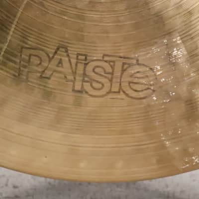 Paiste 20" 2002 Ride Cymbal 2,628g Vintage 1970's Black label image 11