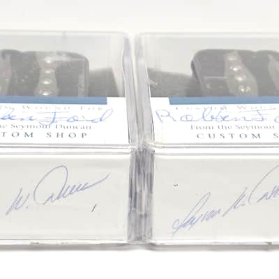 Seymour Duncan Custom Shop P-Rail Humbucker Pickup Set Custom Wound For Robben Ford and packaging signed by Seymour Duncan, Mint Condition with Boxes! image 4