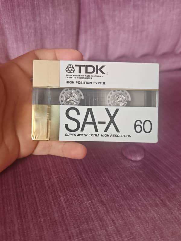 TDK SA-X 60G Type II tape - Made in Japan image 1