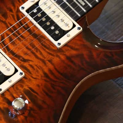 MINTY! Carvin California Carved Top CT-6 Double-Cut Electric Guitar Quilted Amber + COA OHSC image 4