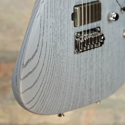 TOM ANDERSON Angel Player HH - Swamp Ash Body & Chocolate Maple Neck - Satin Organic Grain Super Sonic Gray image 10