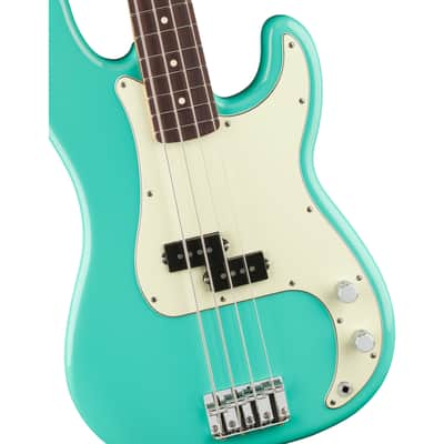 Fender 75th Anniversary Player II Precision Bass RW Seafoam Green - 4-String Electric Bass image 3