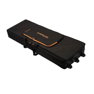 Roland SC-G76W3 Semi-Rigid 76-Note Keyboard Case w/ Integrated Wheels image 2