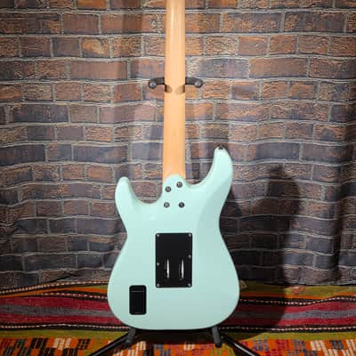 Schecter Sun Valley Super Shredder FR White Gloss w/ Single Seymour Duncan Bridge Humbucker & Pickguard image 14