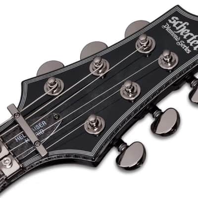 Schecter Hellraiser Hybrid C-1 FR S Electric Guitar, Trans Black Burst image 5
