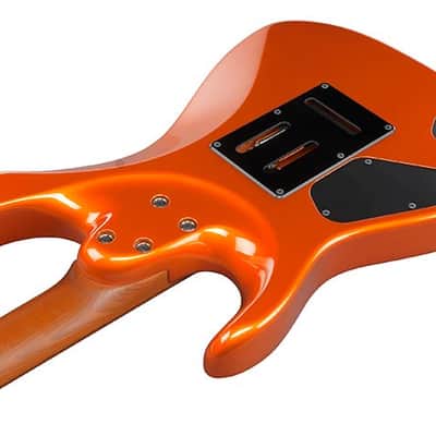 Ibanez Prestige AZ2402 Electric Guitar, Roadster Orange Metallic w/ Case image 4