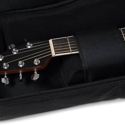 Ovation .OV213.100 Guitar Gig Bag Super Shallow w/Ovation Logo - Black image 17