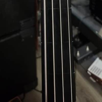 Squier Vintage Modified Jazz Bass Upgraded Fretless - Sunburst 2010s image 4