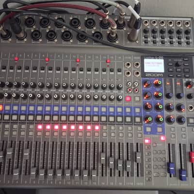 Zoom LiveTrak L-20 Digital Mixer / Recorder 2010s - Grey / Blue image 2