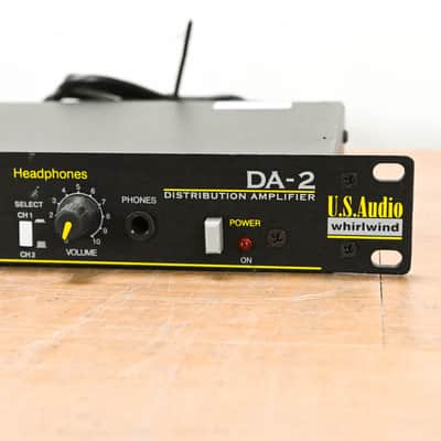 U.S. Audio Whirlwind DA-2 Dual-Channel Audio Distribution Amplifier CG013SP image 2