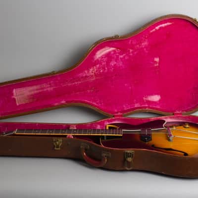 Gibson ES-225 Thinline Hollow Body Electric Guitar (1955), ser. #W2880-35, original brown hard shell case. image 10