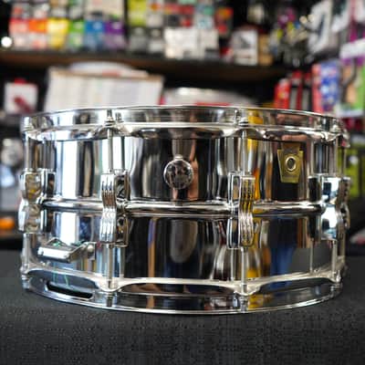 Vintage 1984 USA LUDWIG Lud-A-Loy 6.5x14" Aluminum With Bow Tie Lugs Snare Drum image 9