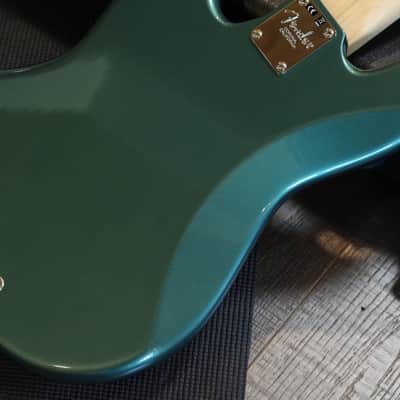 Unplayed! 2017 Fender Adam Clayton Jazz Bass Electric Bass Sherwood Metallic Green + OHSC image 17