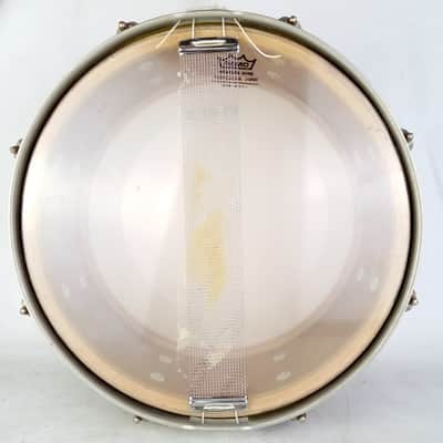 Ludwig 6.5x14" Auditorium Transition Badge Snare Drum Rare P83 10/28/60 Mahogany image 9